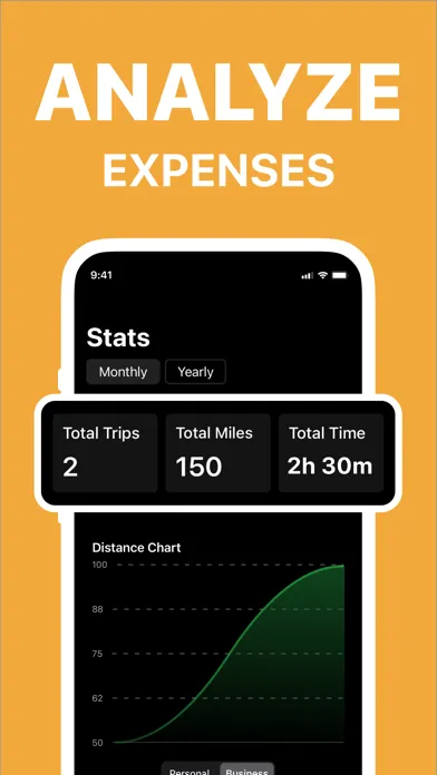 mileage tracker expense log 스크린샷