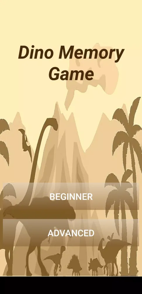 Dino Memory Game Ekran Görüntüleri