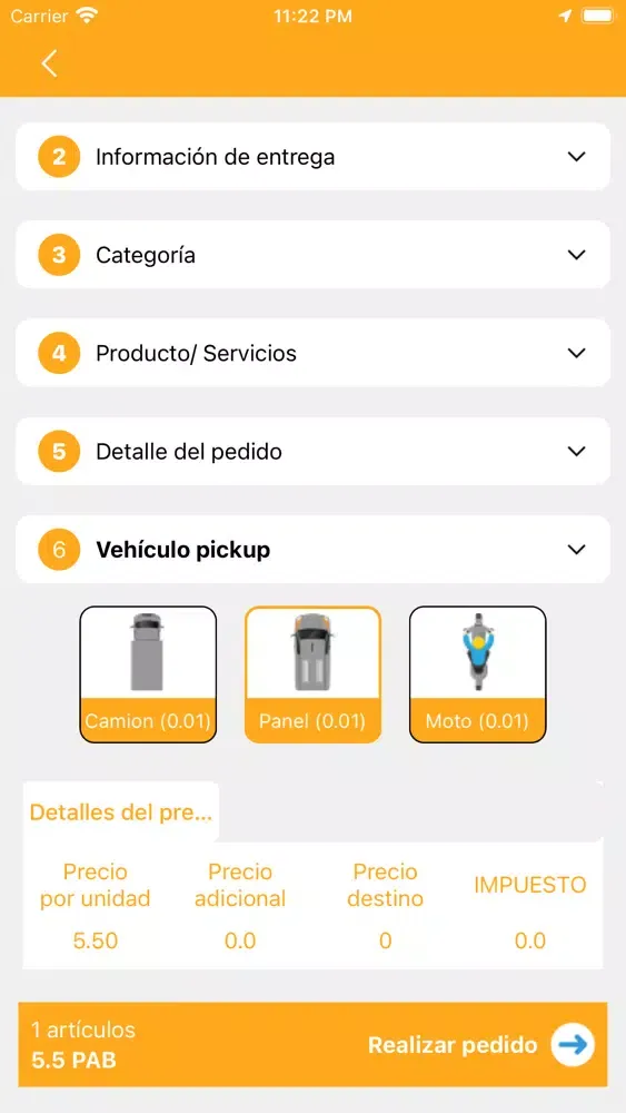 Captures d'écran de Zappy Delivery S.A.