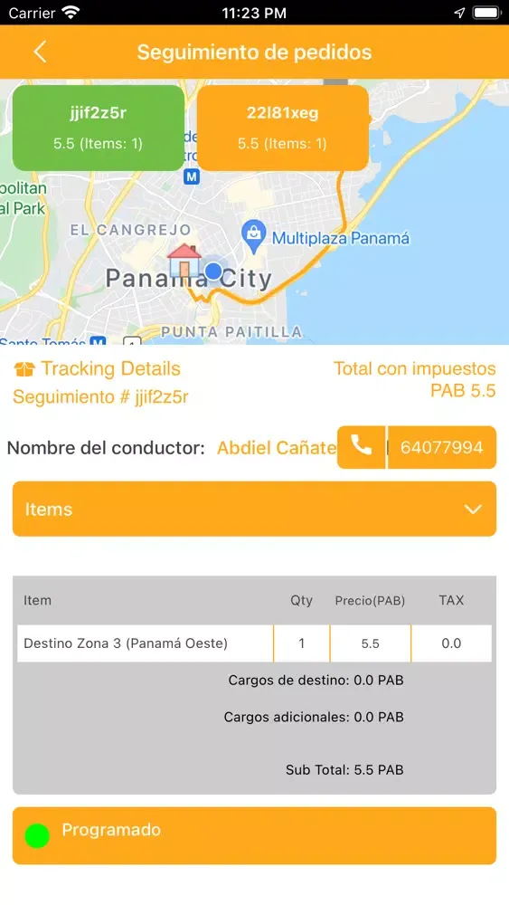 Captures d'écran de Zappy Delivery S.A.