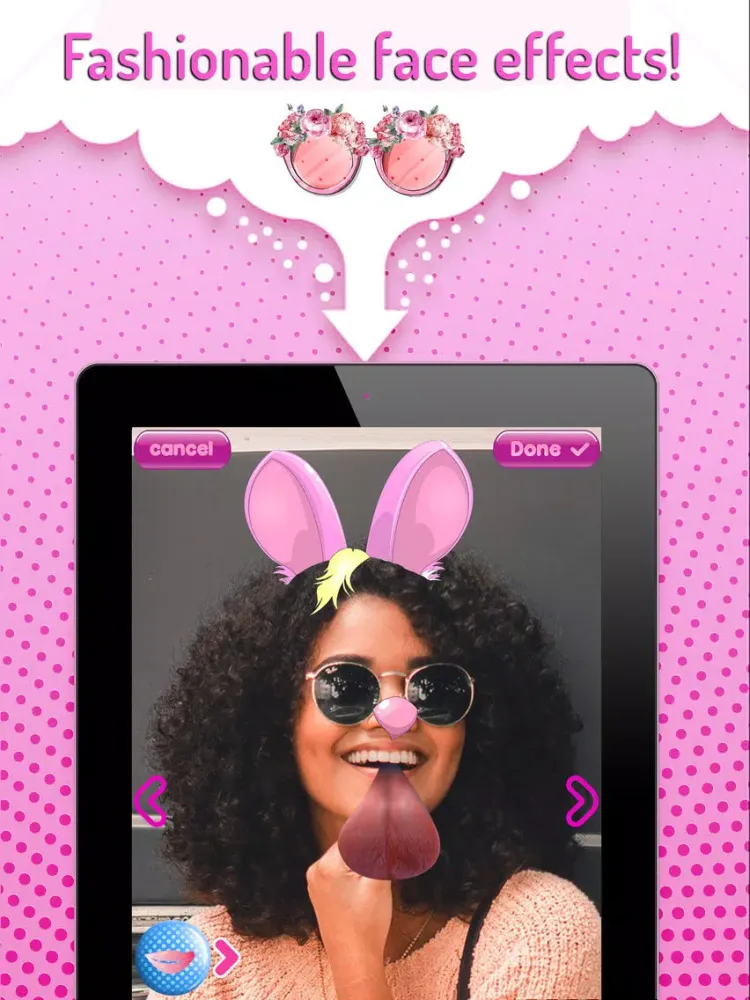 Capturas de pantalla de CUTEY: Face Filters Camera App iPad 