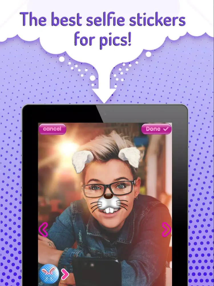 Capturas de pantalla de CUTEY: Face Filters Camera App iPad 