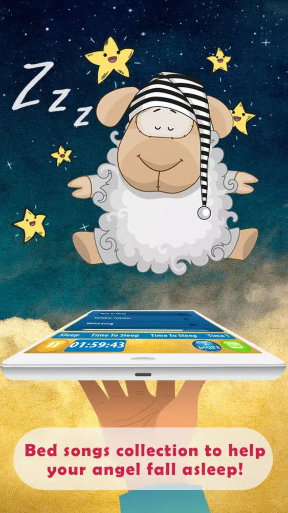 Baby Sleep - Lullaby Music App سکرین شاٹس