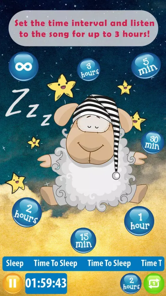 Baby Sleep - Lullaby Music App سکرین شاٹس