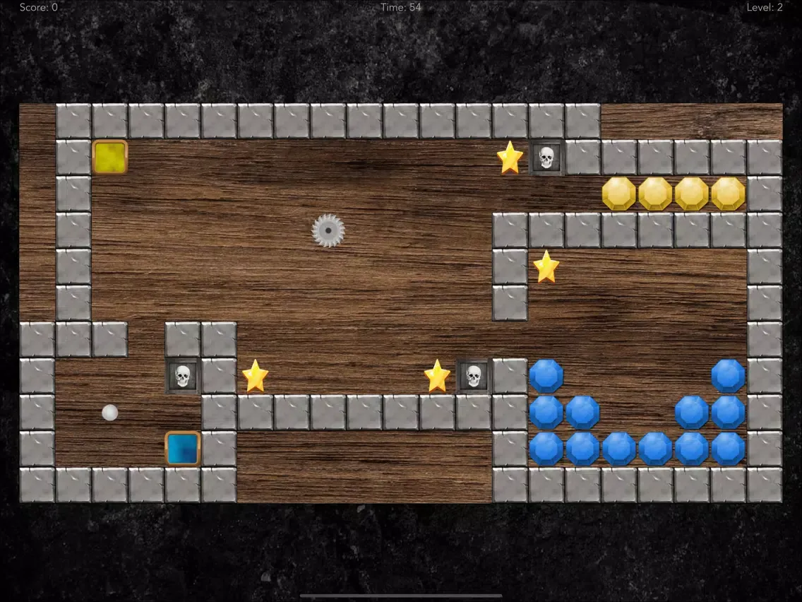 Tangkapan skrin The Ball - Gyro Game iPad 