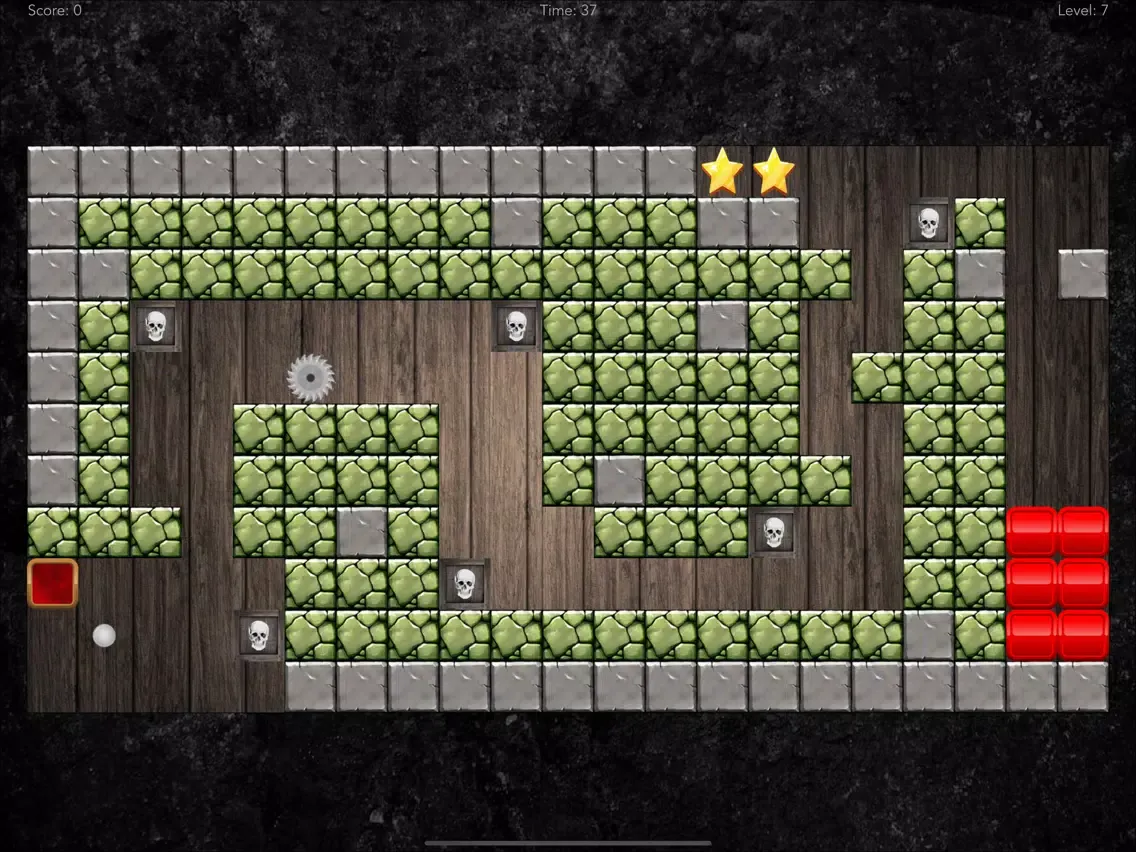 Tangkapan skrin The Ball - Gyro Game iPad 