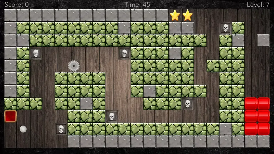 Tangkapan skrin The Ball - Gyro Game