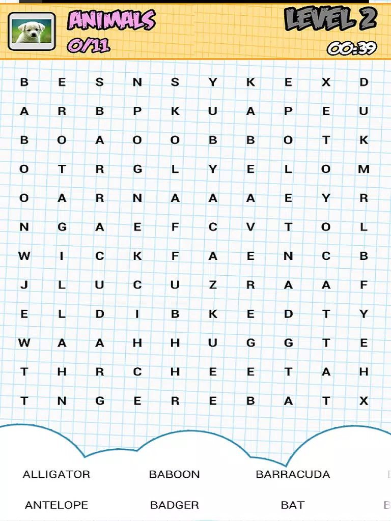 Captures d'écran de Word Search Swype Free iPad 
