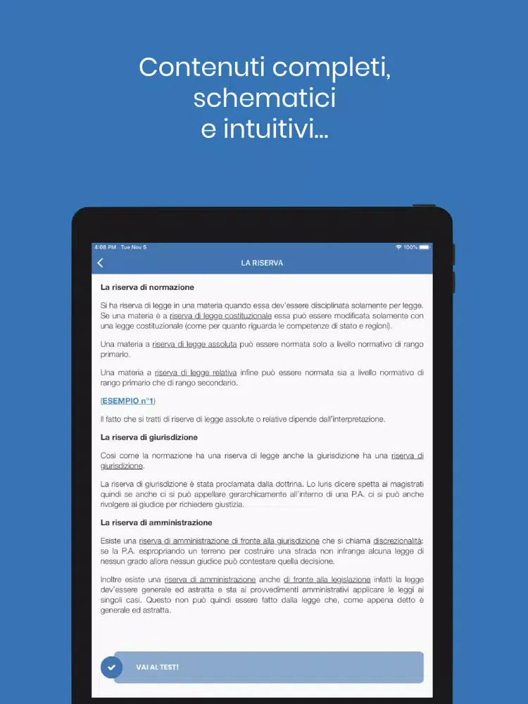 Diritto Amministrativo iPad  Screenshots