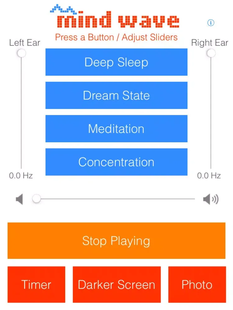 Ảnh chụp màn hình của mind wave: deep sleep, meditate, brainwave, meditation iPad 