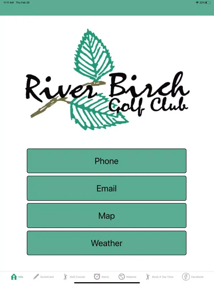 River Birch Golf Course iPad  سکرین شاٹس