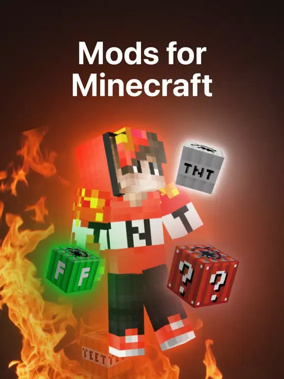 craft mods tnt iPad  스크린샷