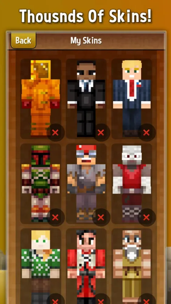 Capturas de tela do Skins for Minecraft | Boy & Girl Minecraft Skins