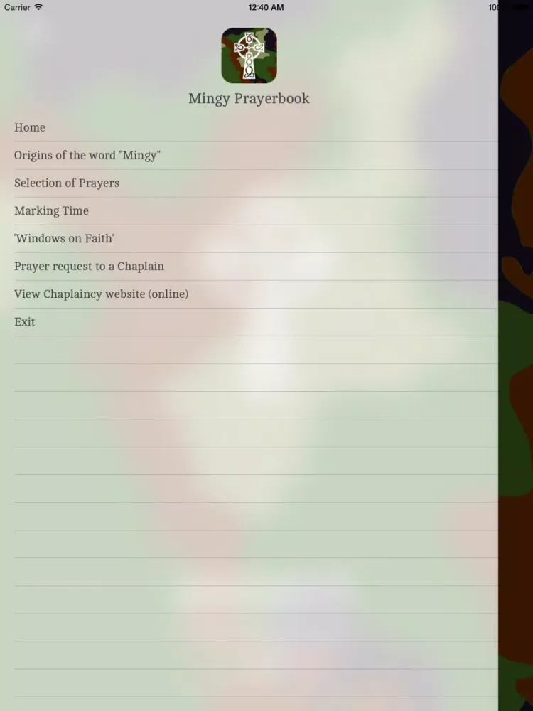 تصاویر Mingy Prayerbook iPad 