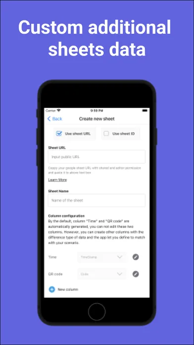 Tangkapan layar Scan to Spreadsheets