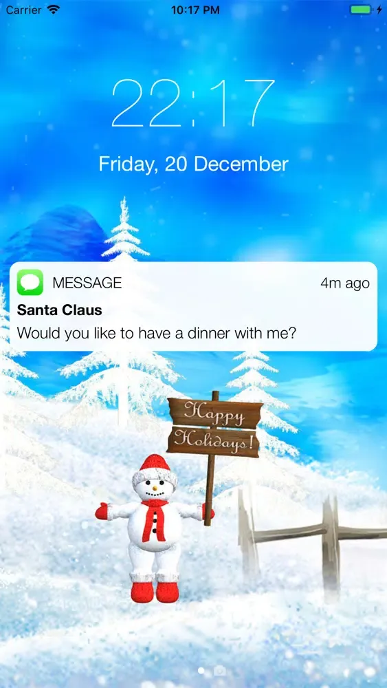 Message From Santa & Wallpaper Screenshots