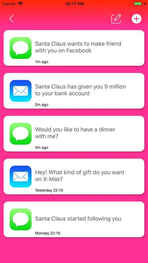 Message From Santa & Wallpaper Screenshots