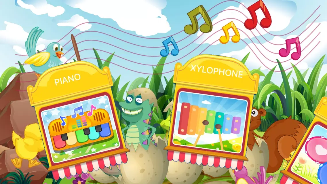ภาพหน้าจอของ Kids Songs: Piano for Kids