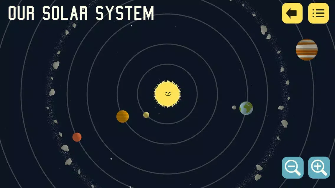 Ảnh chụp màn hình của Astro Cat’s Solar System