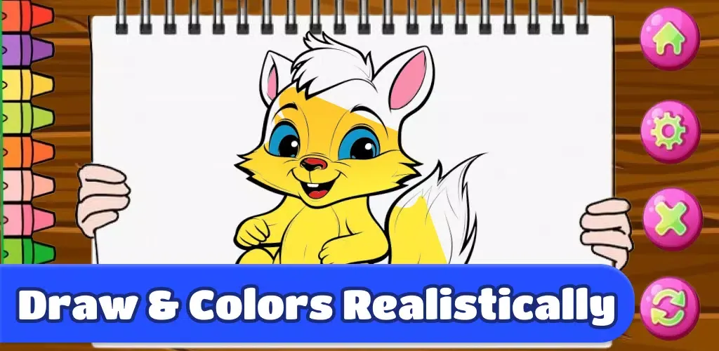 ภาพหน้าจอของ Coloring Games for Kids:Paint