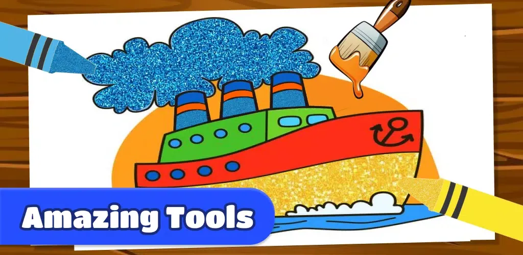 ภาพหน้าจอของ Coloring Games for Kids:Paint