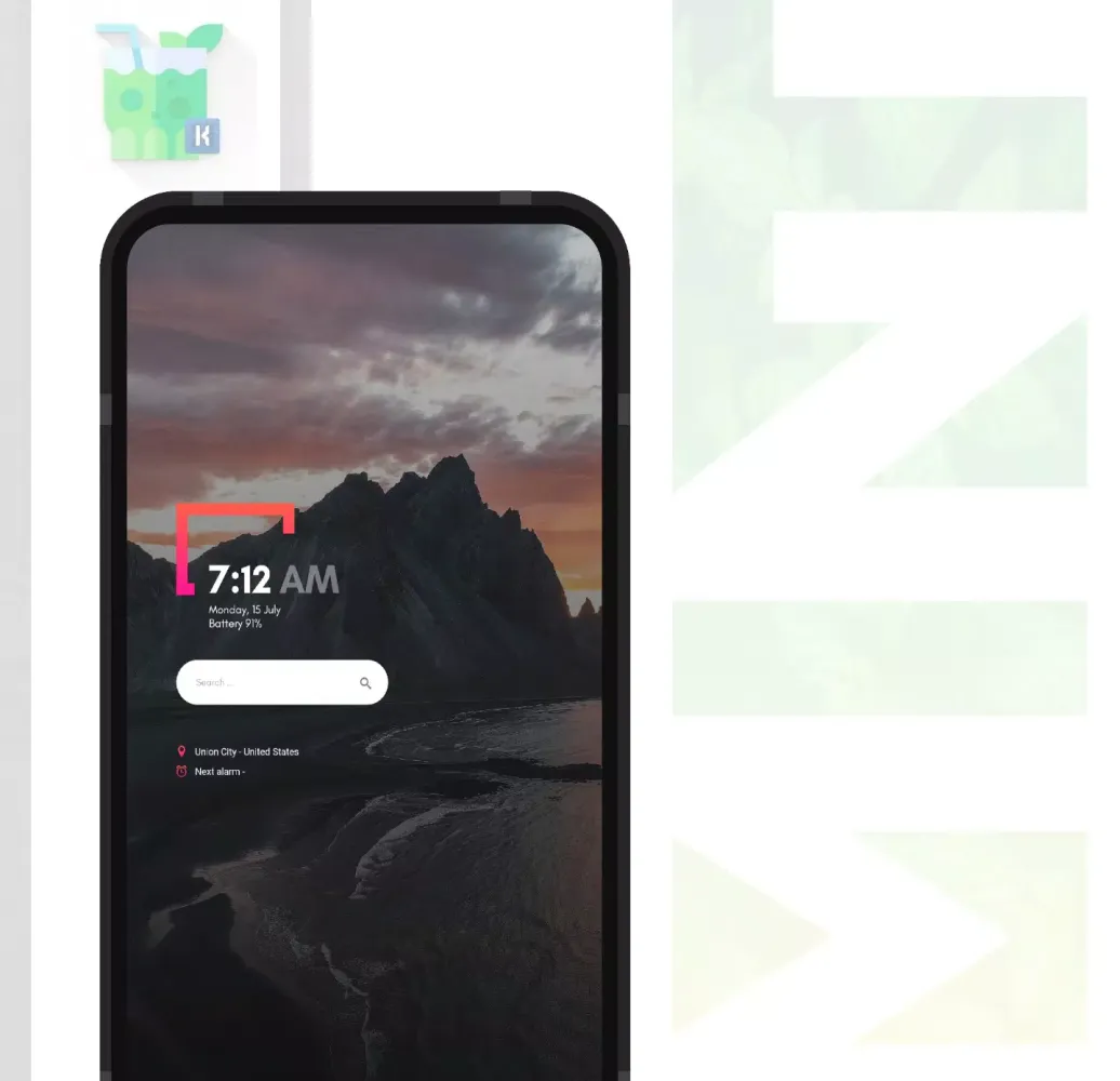 Ảnh chụp màn hình của Mint KWGT