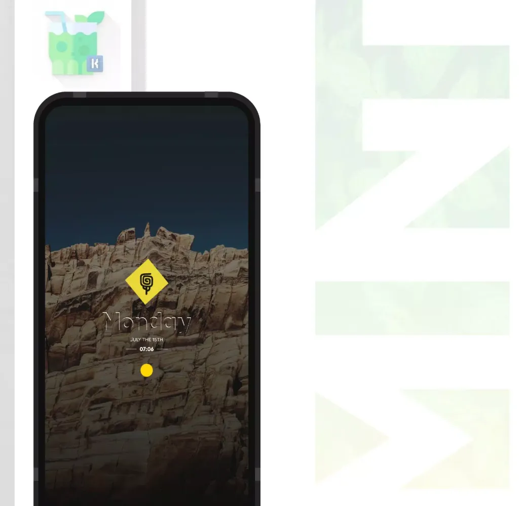 Ảnh chụp màn hình của Mint KWGT