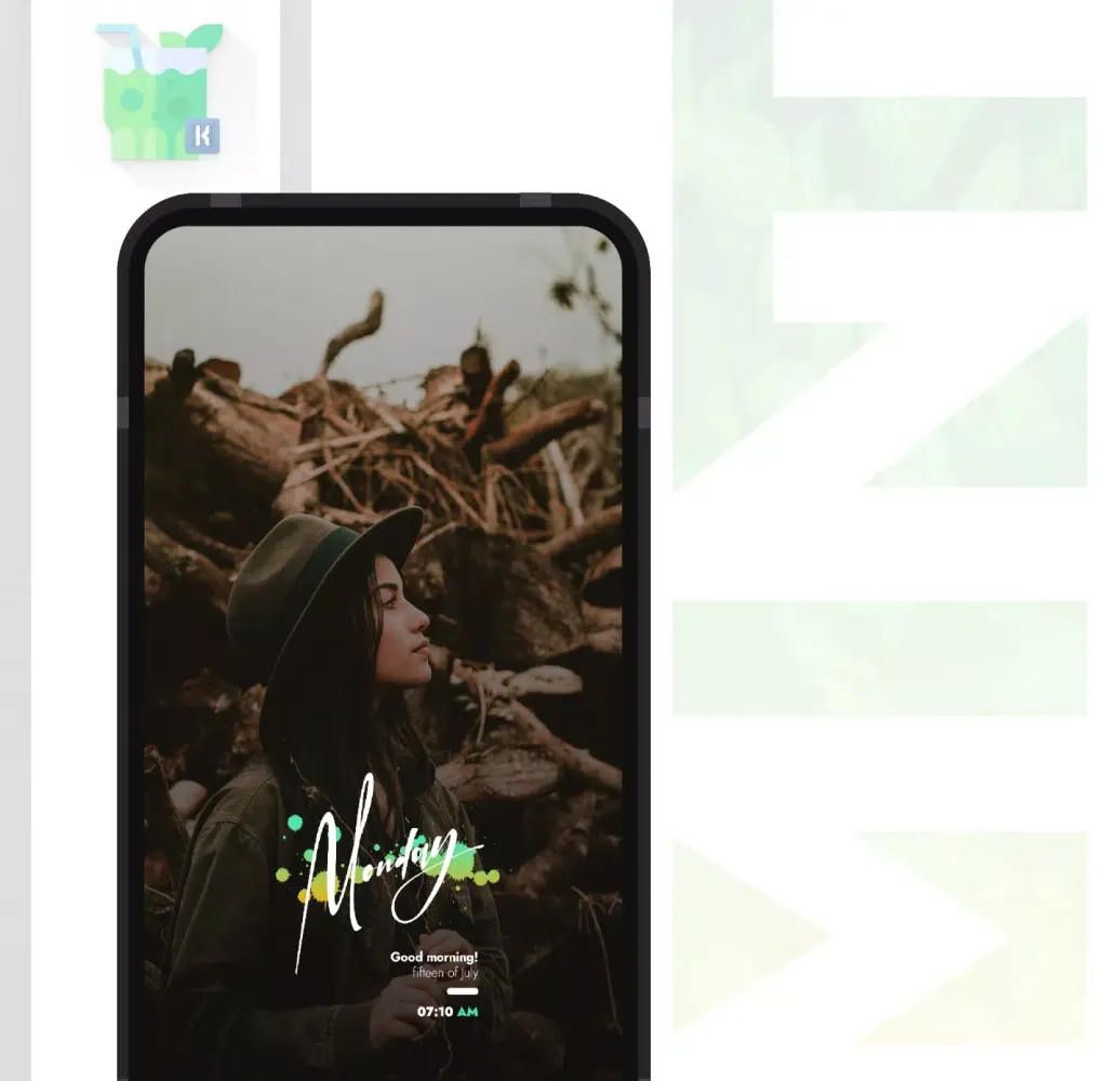 Ảnh chụp màn hình của Mint KWGT