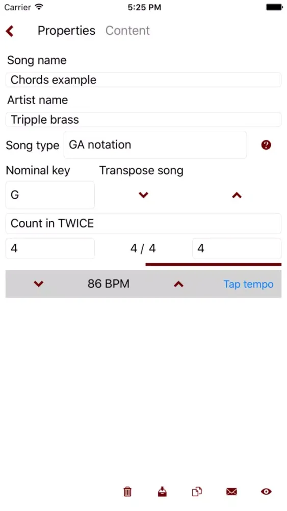 Screenshot di Gig Assistant