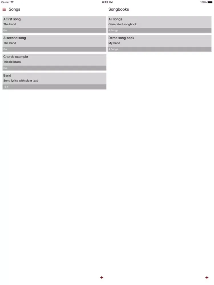 Gig Assistant LITE iPad  স্ক্রিনশট