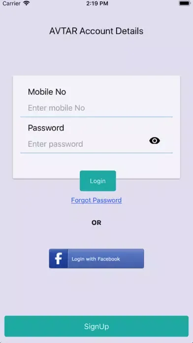 AVTAR App سکرین شاٹس