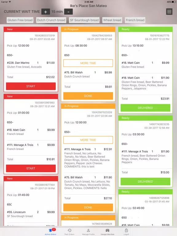 Zrzuty ekranu miStoreAdmin iPad 