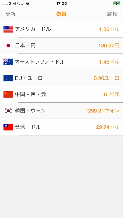 Captures d'écran de 外貨為替電卓