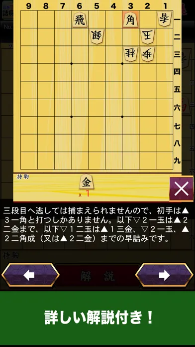 Tangkapan layar 岩永光一の詰将棋