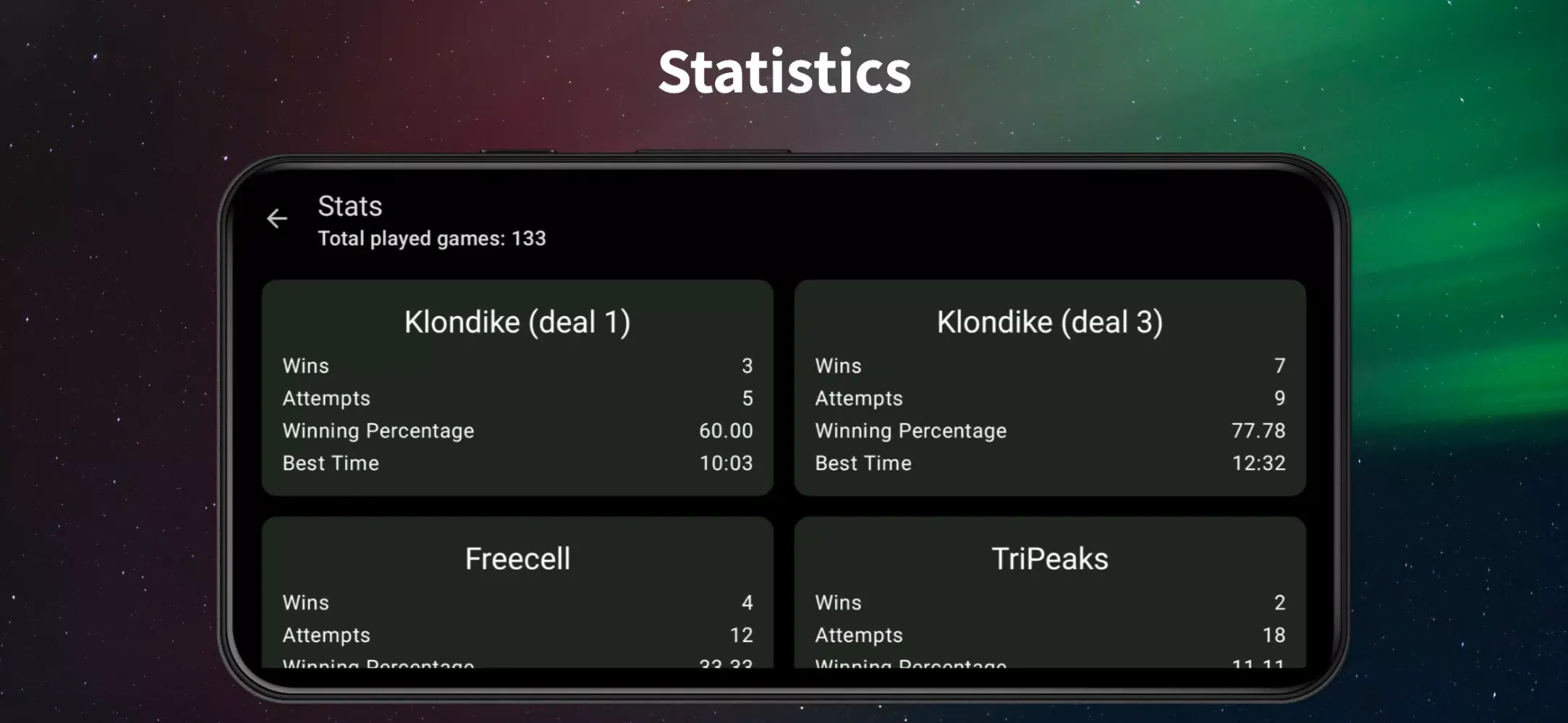 Solitaire Screenshots