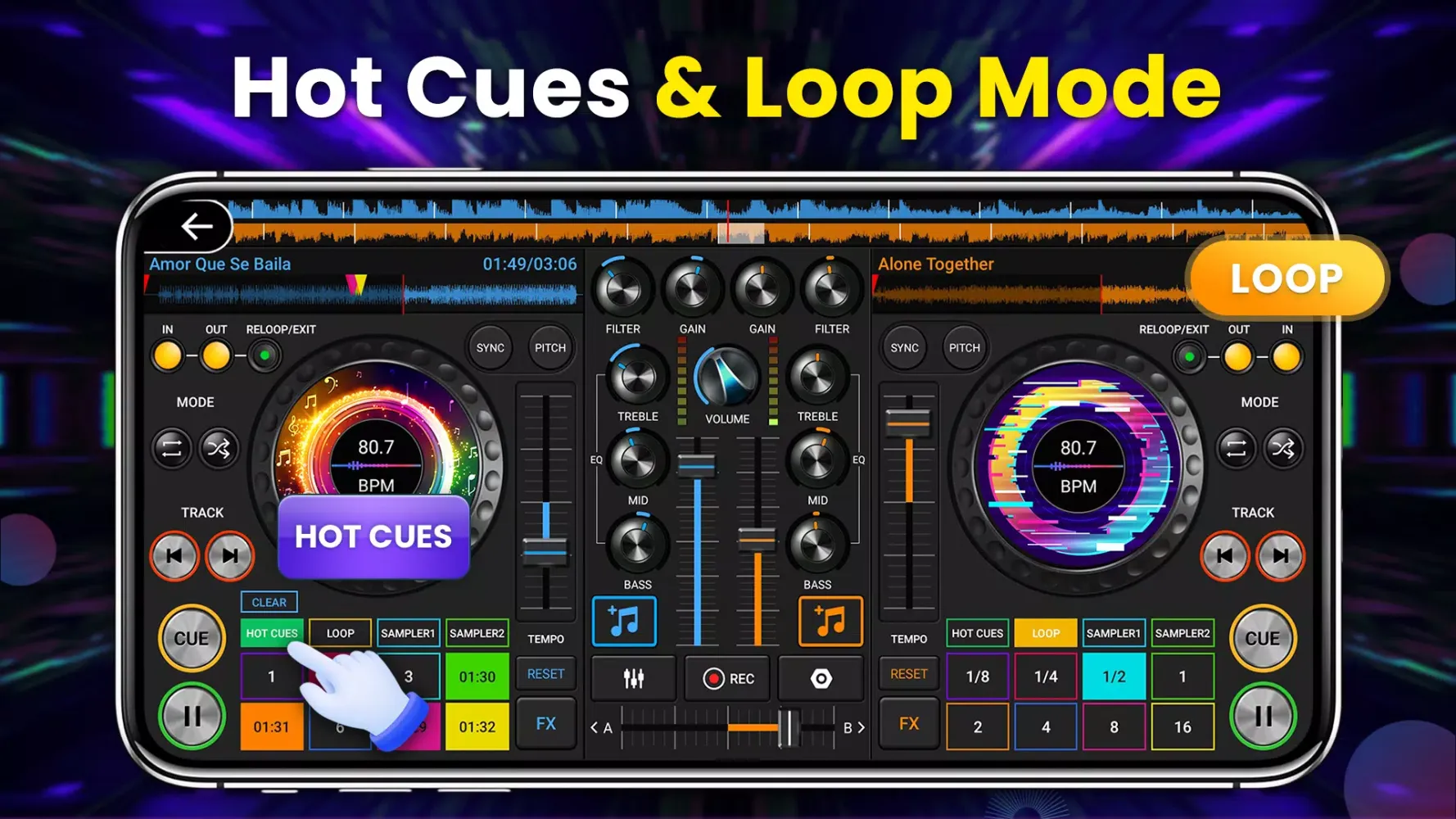 Capturas de tela do DJ Music Mixer - 3D DJ Player