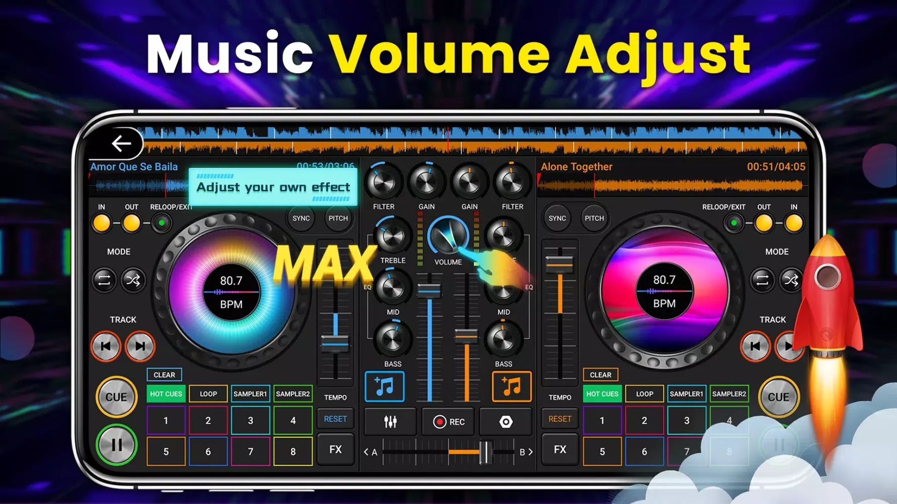 Capturas de tela do DJ Music Mixer - 3D DJ Player