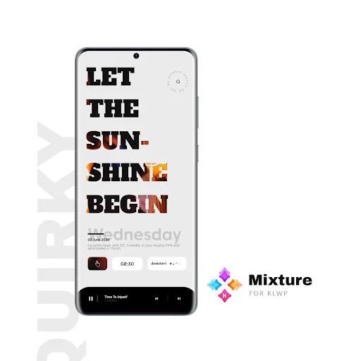 Mixture for KLWP Ekran Görüntüleri
