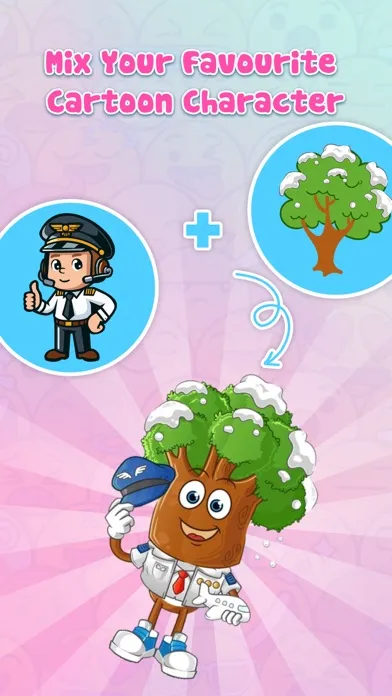 Mixy: Cartoon Character Merge Screenshots