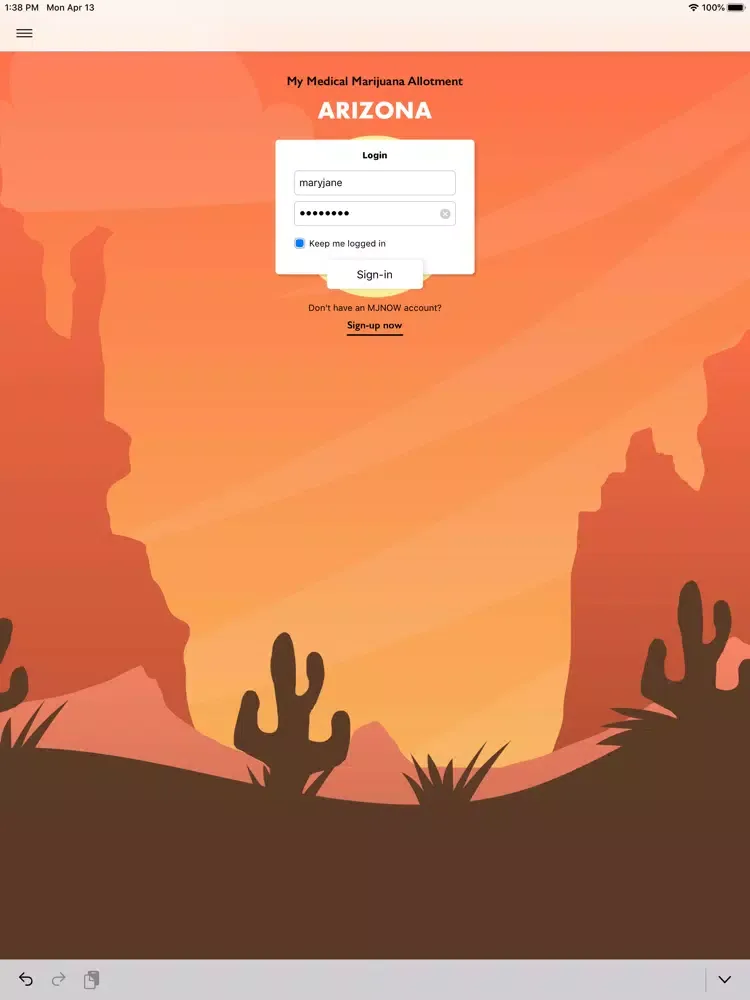 تصاویر My Arizona MMJ Allotment iPad 