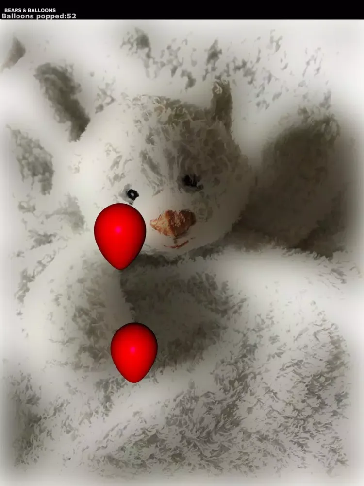 Tangkapan layar Bears and Balloons iPad 