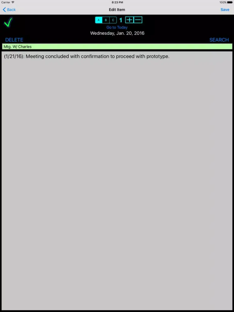 Executive Assistant iPad 应用截图