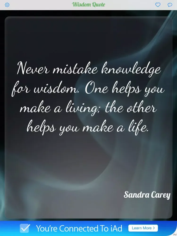 Capturas de tela do Ultimate Wisdom Quotes iPad 