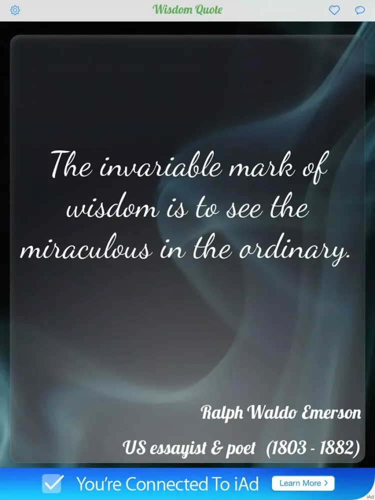 Capturas de tela do Ultimate Wisdom Quotes iPad 