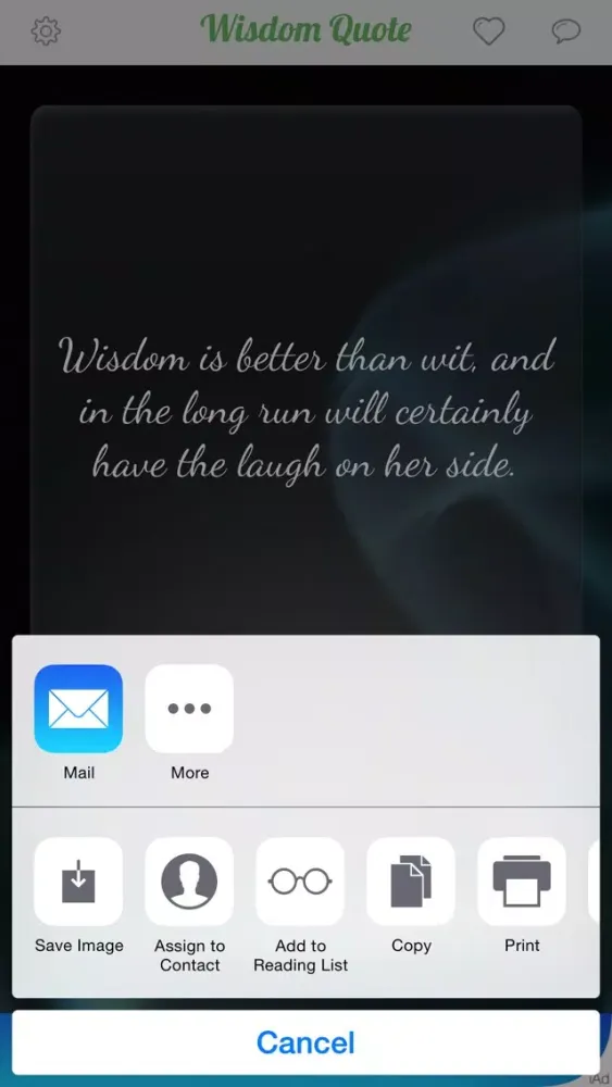 Capturas de tela do Ultimate Wisdom Quotes