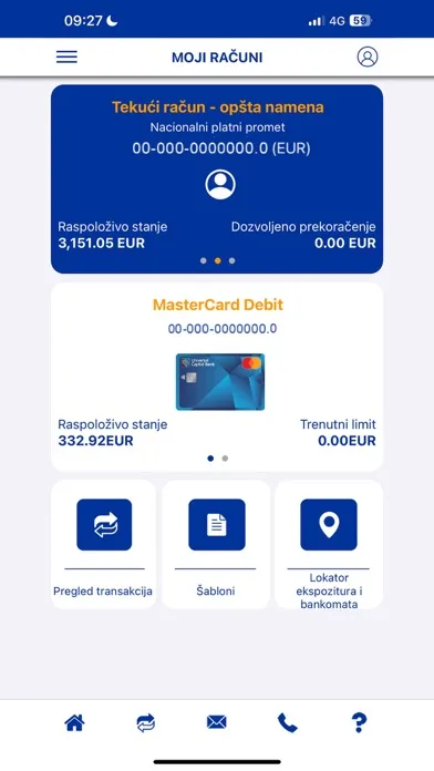 Capturas de pantalla de UCB M-Bank