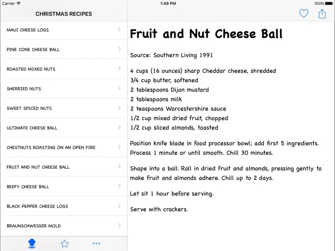 Screenshot di Christmas Recipe iPad 