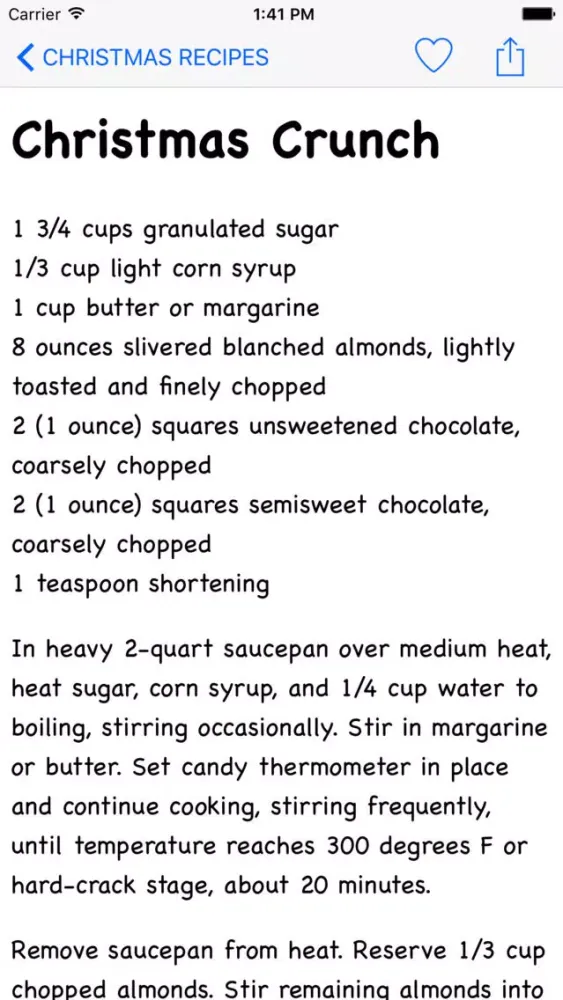 Screenshot di Christmas Recipe
