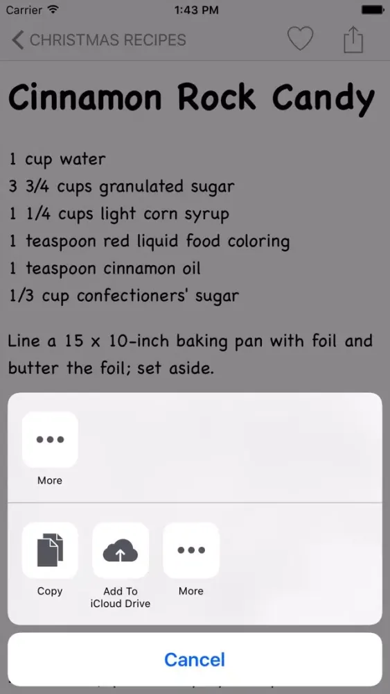 Screenshot di Christmas Recipe