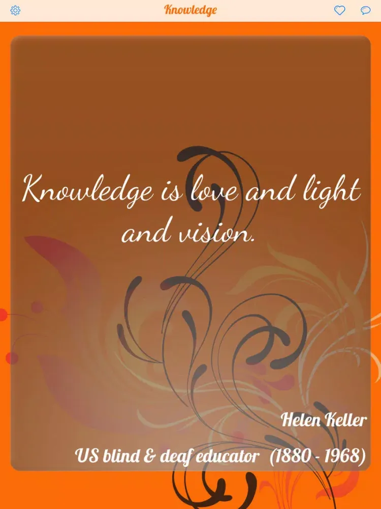 Capturas de tela do Ultimate Knowledge Quotes iPad 
